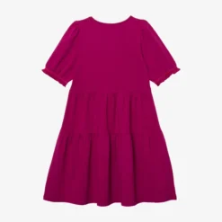 Robe Fille Manches Ballon Rose Catimini -KIALLA Vetements Magasin 0407262 800