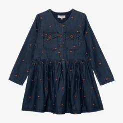 Robe Fille Denim Brodé Catimini