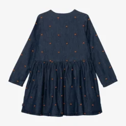 Robe Fille Denim Brodé Catimini -KIALLA Vetements Magasin 0408460 800