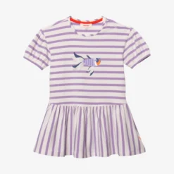 Robe Bébé Fille Rayée Poisson Beige Catimini