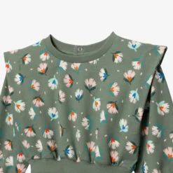 Robe Bébé Fille Trompe-l'oeil Herbier Verte Catimini -KIALLA Vetements Magasin 0410051 800