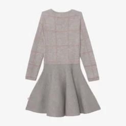 Robe Fille Carreaux Brodée Catimini -KIALLA Vetements Magasin 0410196 800