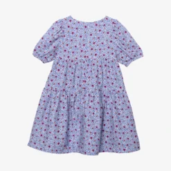 Robe Fille Micro Fleurs Bleue Catimini -KIALLA Vetements Magasin 0411189 800