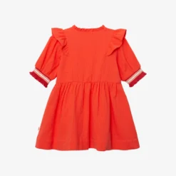Robe Bébé Fille à Volants Orange Catimini -KIALLA Vetements Magasin 0413773 800