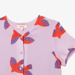 Robe Fille Hirondelles Rose Catimini -KIALLA Vetements Magasin 0415252 800