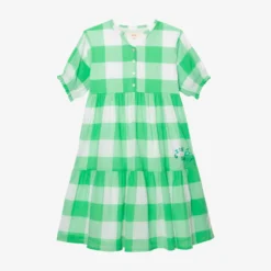 Robe Midi Fille Maxi Vichy Beige Catimini -KIALLA Vetements Magasin 0415290 800 1