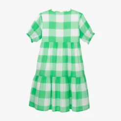 Robe Midi Fille Maxi Vichy Beige Catimini -KIALLA Vetements Magasin 0415291 800