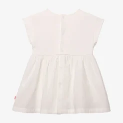 Robe Bébé Fille Bi Matière écrue Beige Catimini -KIALLA Vetements Magasin 0415372 800