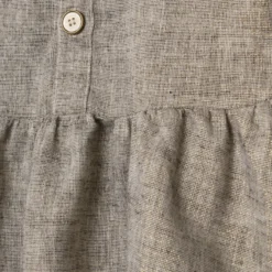 Robe Chemise Fille En Toile Dorée Catimini -KIALLA Vetements Magasin 0416055 800