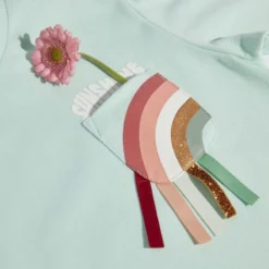 Robe-sweat Fille Arc-en-ciel Verte Catimini -KIALLA Vetements Magasin 0416079 800