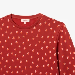 Robe Fille Brique Imprimé Bicolore En Coton Recyclé Rouge Catimini -KIALLA Vetements Magasin 0416215 800