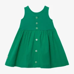 Robe Bébé Fille Bi Matière Verte Catimini -KIALLA Vetements Magasin 0416352 800