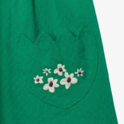 Robe Bébé Fille Bi Matière Verte Catimini -KIALLA Vetements Magasin 0416353 800