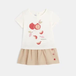 Robe Bébé Fille Bi-matière Absorba