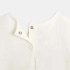 Robe Bébé Fille Bi-matière Absorba -KIALLA Vetements Magasin 0416630 800