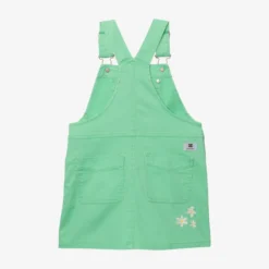 Robe-salopette Fille Brodée Verte Catimini 6 Robe-salopette Fille Brodée Verte Catimini -KIALLA Vetements Magasin 0419133 800