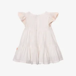 Robe Bébé Fille Manches Brodées Blanche Catimini -KIALLA Vetements Magasin 0419601 800