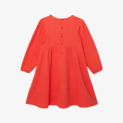 Robe Fille Maille Tubique Brodée Rouge Catimini -KIALLA Vetements Magasin 0422145 800