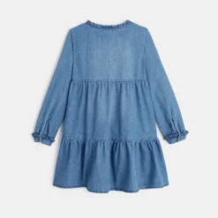 Robe Denim Light Chipie Bleue Fille -KIALLA Vetements Magasin 0422432 800