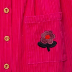 Robe Bébé Fille Velours Rose Catimini -KIALLA Vetements Magasin 0423813 800