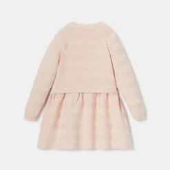Robe-pull En Tricot Côtelé Rose Bébé Fille Absorba -KIALLA Vetements Magasin 0425688 800