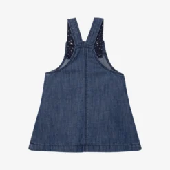 Robe-salopette Bébé Fille Jean Brodé Bleue Catimini -KIALLA Vetements Magasin 0426839 800
