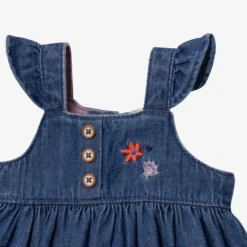 Robe Bébé Fille Jean Brodé Bleue Catimini -KIALLA Vetements Magasin 0426849 800