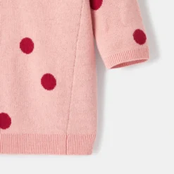 Robe-pull à Pois En Tricot Rose Bébé Fille Absorba -KIALLA Vetements Magasin 0427340 800