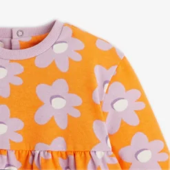 Robe Tubique Fleurie Bébé Fille Rose Corail Catimini -KIALLA Vetements Magasin 0428668 800