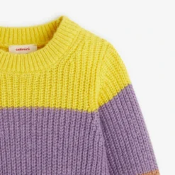 Robe Multicolore Fille Jaune En Tricot Catimini -KIALLA Vetements Magasin 0429358 800