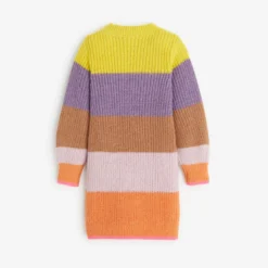 Robe Multicolore Fille Jaune En Tricot Catimini -KIALLA Vetements Magasin 0429359 800