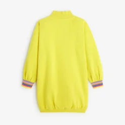 Robe Sweat Jaune Fille En Coton Catimini -KIALLA Vetements Magasin 0429372 800