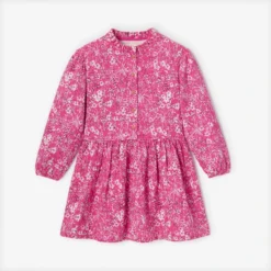 Robe Rose Tubique à Imprimés Pour Fille Catimini