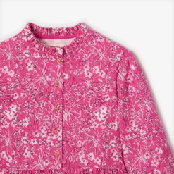 Robe Rose Tubique à Imprimés Pour Fille Catimini -KIALLA Vetements Magasin 0429703 800