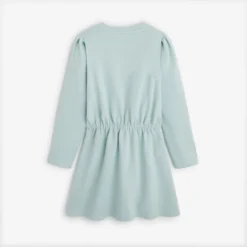 Robe Bleuee Pour Fille En Coton Catimini -KIALLA Vetements Magasin 0432049 800