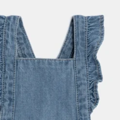Robe Tablier Bébé Fille En Jean Délavé Bleue Catimini -KIALLA Vetements Magasin 0433264 800