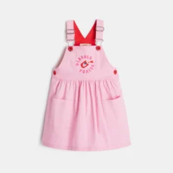 Robe Salopette Bébé Fille Rose Catimini