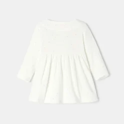 Robe à Manches Longues En Coton Bio Naissance Absorba -KIALLA Vetements Magasin 0437050 800
