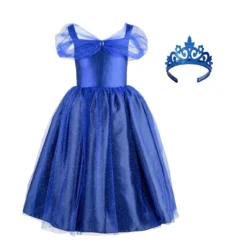 Déguisement Robe Princesse Bleue 8 - 10 Ans Oxybul -KIALLA Vetements Magasin 0439507 800