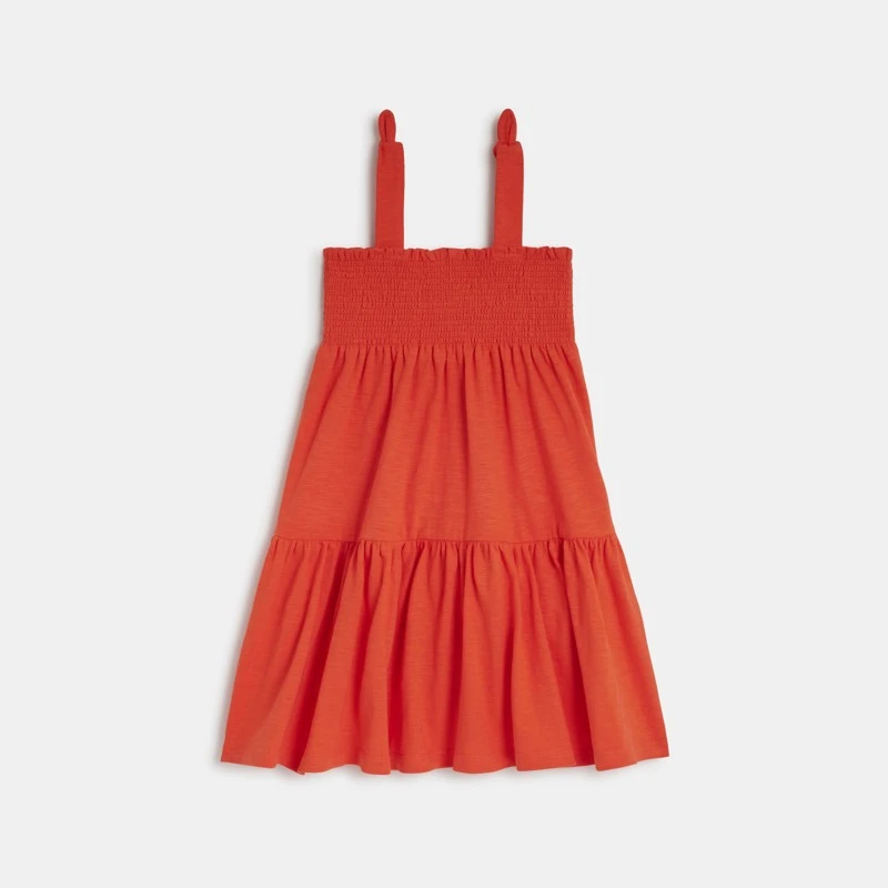 Robe Bébé Fille Rouge Avec Broderies Catimini 4 Robe Bébé Fille Rouge Avec Broderies Catimini – Image 4