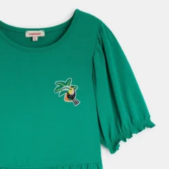 Robe Fille Vertee En Coton Recyclé Catimini -KIALLA Vetements Magasin 0460138 800