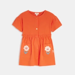 Robe Bébé Fille à Manches Courtes Rouge Catimini -KIALLA Vetements Magasin 0460158 800 1