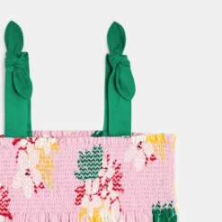 Robe Bébé Fille Rose Fleurs Exotiques Catimini -KIALLA Vetements Magasin 0463125 800