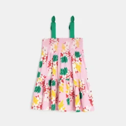 Robe Bébé Fille Rose Fleurs Exotiques Catimini -KIALLA Vetements Magasin 0463126 800