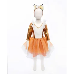 Déguisement Robe Renard Avec Coiffe 5-6 Ans