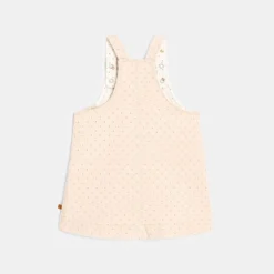 Robe Salopette Denim à Pois Blanche Bébé Fille -KIALLA Vetements Magasin 0474803 800