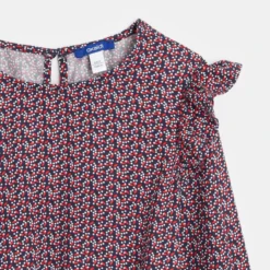 Robe Courte Imprimée Bleue Fille -KIALLA Vetements Magasin 0488337 800