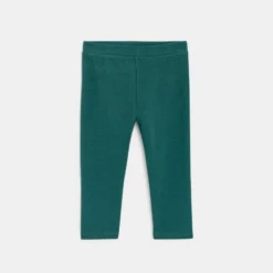 Robe Fleurie Molleton Et Legging Verte Bébé Fille -KIALLA Vetements Magasin 0488639 800