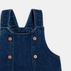 Robe Salopette Denim Bleue Bébé Fille -KIALLA Vetements Magasin 0488641 800