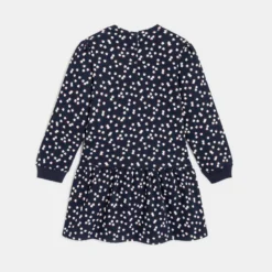 Robe Imprimée En Molleton Bleue Fille 9 Robe Imprimée En Molleton Bleue Fille -KIALLA Vetements Magasin 0511911 800